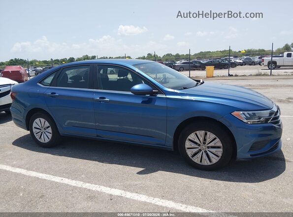 3VWCB7BU7KM226002 2019 VOLKSWAGEN JETTA Blue Vista interior trasera