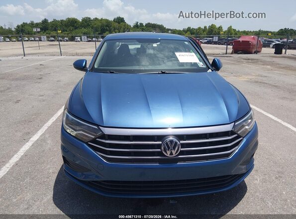 3VWCB7BU7KM226002 2019 VOLKSWAGEN JETTA Blue Vista del cuadro de instrumentos