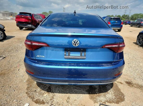 3VWCB7BU7LM037500 2020 VOLKSWAGEN JETTA Синий Вид сзади