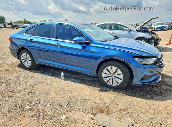 3VWCB7BU7LM037500 2020 VOLKSWAGEN JETTA Синий Передняя правая четверть