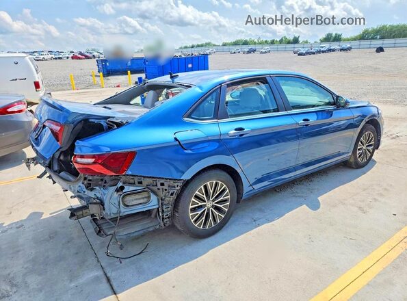 3VWCB7BU7LM074353 2020 VOLKSWAGEN JETTA Синий Задняя правая четверть