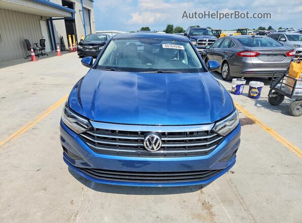 3VWCB7BU7LM074353 2020 VOLKSWAGEN JETTA Синий Вид спереди