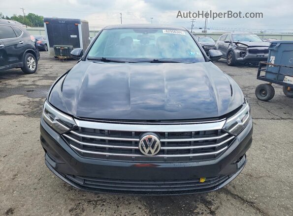 3VWCB7BU8KM176355 2019 VOLKSWAGEN JETTA Black Widok z przodu