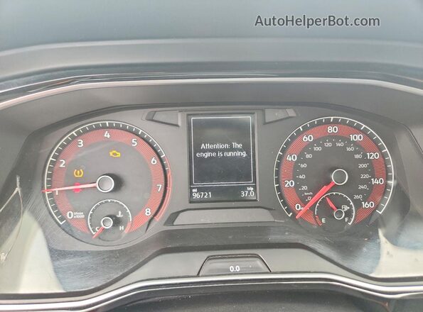 3VWCB7BU8KM176355 2019 VOLKSWAGEN JETTA Black Widok zestawu wskaźników