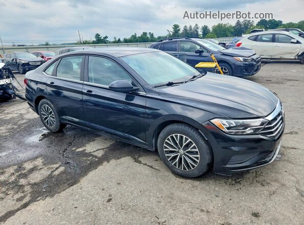 3VWCB7BU8KM176355 2019 VOLKSWAGEN JETTA Black Przód prawy