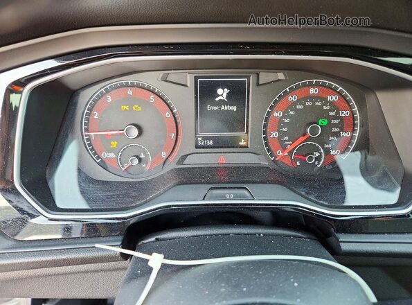 3VWCB7BU8KM258456 2019 VOLKSWAGEN JETTA Серебряный Вид щитка приборов