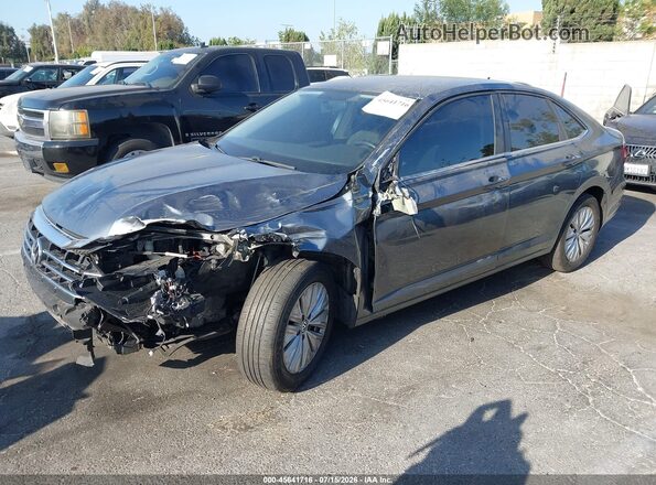 3VWCB7BU9LM004434 2020 VOLKSWAGEN JETTA Gray Առջևի ձախ երեք քառորդ տեսարան