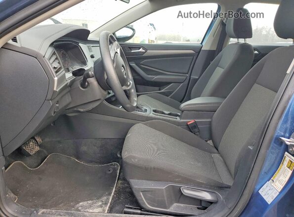 3VWCB7BU9LM037482 2020 VOLKSWAGEN JETTA Blue წინა სალონის ხედი