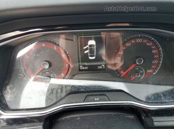 3VWCB7BU9LM037482 2020 VOLKSWAGEN JETTA Blue ხელსაწყოთა პანელის ხედი