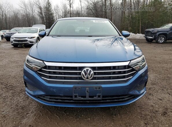 3VWCB7BU9LM037482 2020 VOLKSWAGEN JETTA Blue წინა ხედი