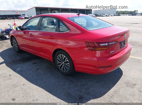 3VWCB7BUXKM169052 2019 VOLKSWAGEN JETTA Красный Задняя левая четверть