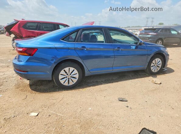 3VWCB7BUXKM243750 2019 VOLKSWAGEN JETTA Blue Trasero derecho