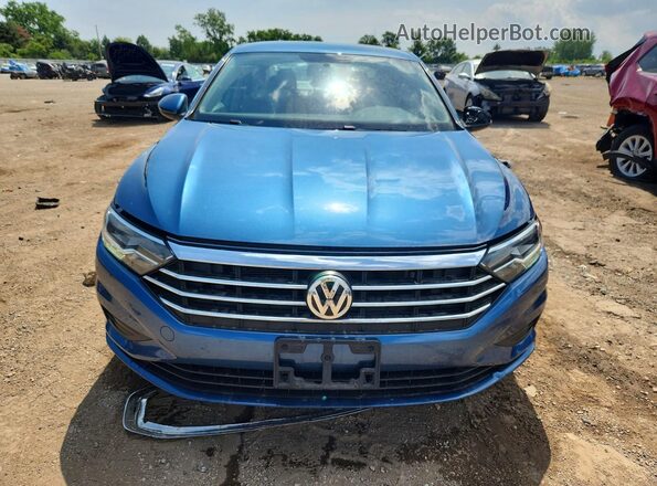 3VWCB7BUXKM243750 2019 VOLKSWAGEN JETTA Blue Vista frontal