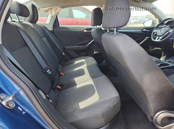 3VWCB7BUXKM243750 2019 VOLKSWAGEN JETTA Blue Vista de los asientos traseros