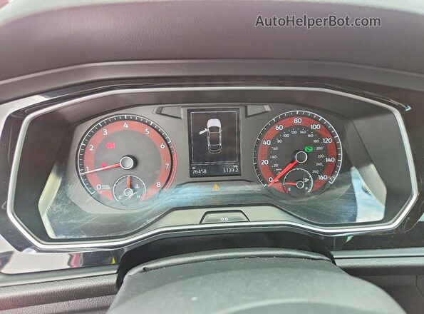 3VWCB7BUXLM034722 2020 VOLKSWAGEN JETTA Red Instrument cluster view