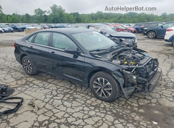 3VWCM7BU4NM001860 2022 VOLKSWAGEN JETTA Black წინა მარჯვენა