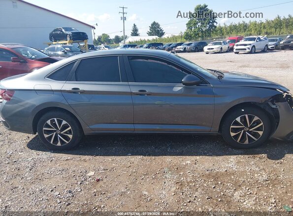 3VWCM7BU5NM030302 2022 VOLKSWAGEN JETTA Gray Вид задньої частини салону