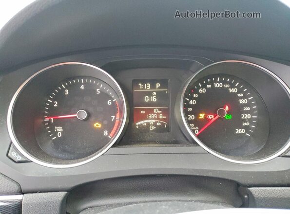 3VWD07AJ3GM337283 2016 VOLKSWAGEN JETTA Серый Вид щитка приборов