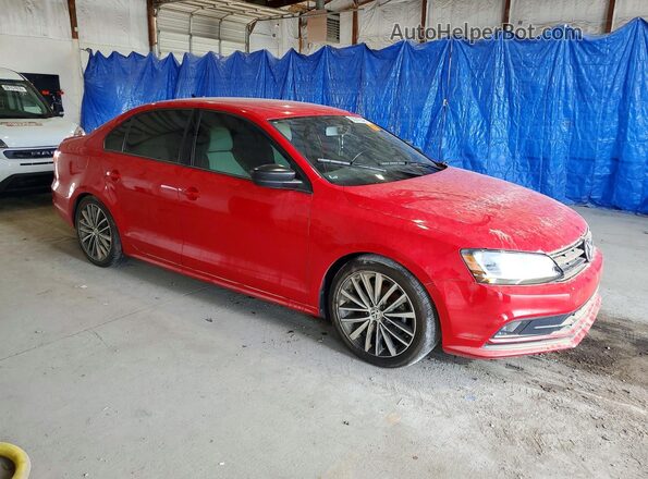 3VWD17AJ1HM391096 2017 VOLKSWAGEN JETTA Red Delantero derecho