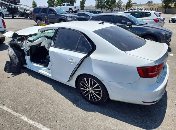 3VWD17AJ1HM397433 2017 VOLKSWAGEN JETTA White Trasero izquierdo