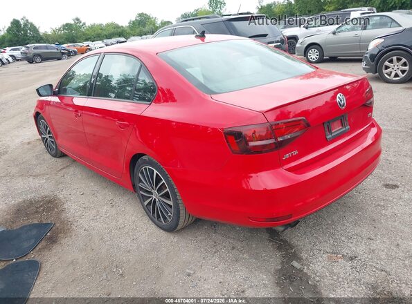 3VWD17AJ2GM226432 2016 VOLKSWAGEN JETTA Red უკანა მარცხენა