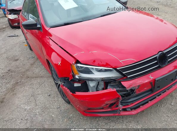 3VWD17AJ2GM226432 2016 VOLKSWAGEN JETTA Red წინა ხედი
