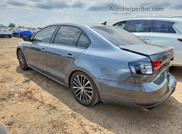 3VWD17AJ6GM284091 2016 VOLKSWAGEN JETTA Серый Задняя левая четверть