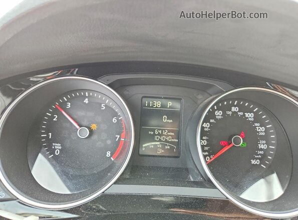 3VWD17AJ6GM284091 2016 VOLKSWAGEN JETTA Серый Вид щитка приборов