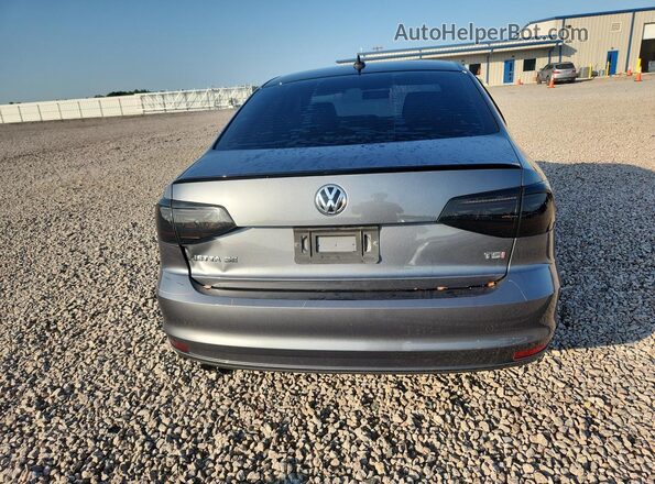3VWD17AJXJM215007 2018 VOLKSWAGEN JETTA Gray Rear view