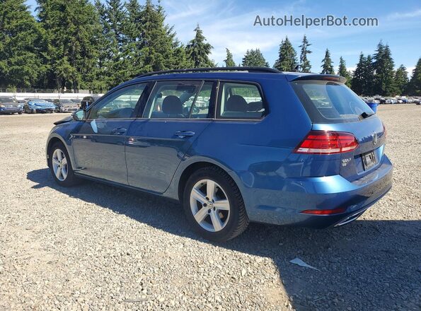 3VWD17AU1JM761950 2018 VOLKSWAGEN GOLF Blue Rear left