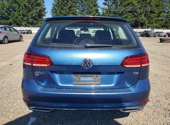 3VWD17AU1JM761950 2018 VOLKSWAGEN GOLF Blue Rear view