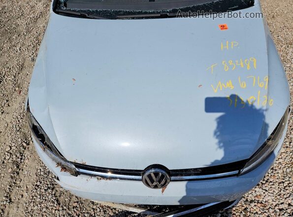 3VWD17AU6JM766769 2018 VOLKSWAGEN GOLF Белый Вид задней части салона