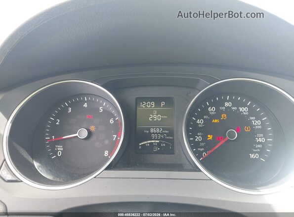 3VWD67AJ0GM307706 2016 VOLKSWAGEN JETTA Black Вид задніх сидінь