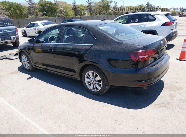 3VWD67AJ1GM259388 2016 VOLKSWAGEN JETTA Black Задня ліва чверть
