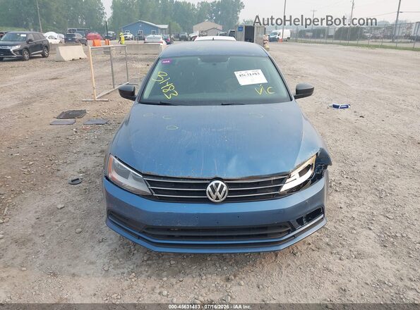 3VWD67AJ2GM217702 2016 VOLKSWAGEN JETTA Blue ხელსაწყოთა პანელის ხედი