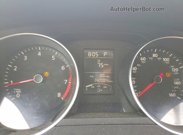 3VWD67AJ2GM253616 2016 VOLKSWAGEN JETTA White Вид щитка приладів