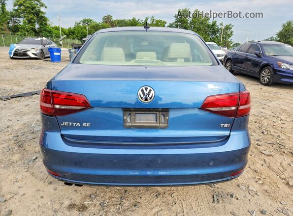 3VWD67AJ7GM341982 2016 VOLKSWAGEN JETTA Blue Vista trasera