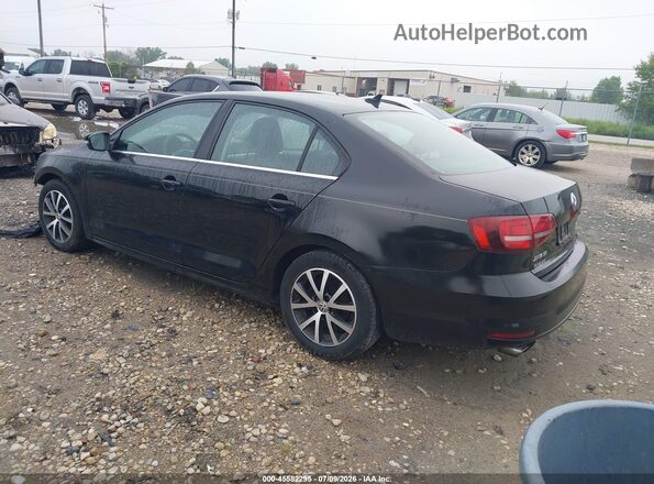 3VWDB7AJ0HM259850 2017 VOLKSWAGEN JETTA Black Tył lewy