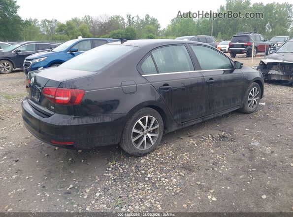 3VWDB7AJ0HM259850 2017 VOLKSWAGEN JETTA Black Tył prawy