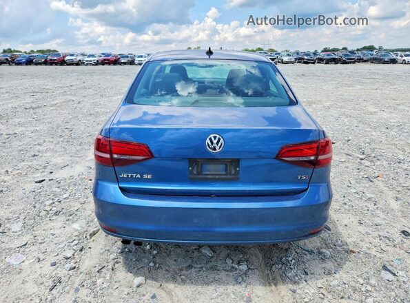 3VWDB7AJ1HM291951 2017 VOLKSWAGEN JETTA Синий Вид сзади