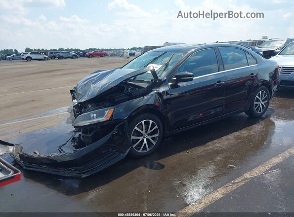 3VWDB7AJ2HM367466 2017 VOLKSWAGEN JETTA Black წინა მარცხენა ხედი სამი მეოთხედიდან