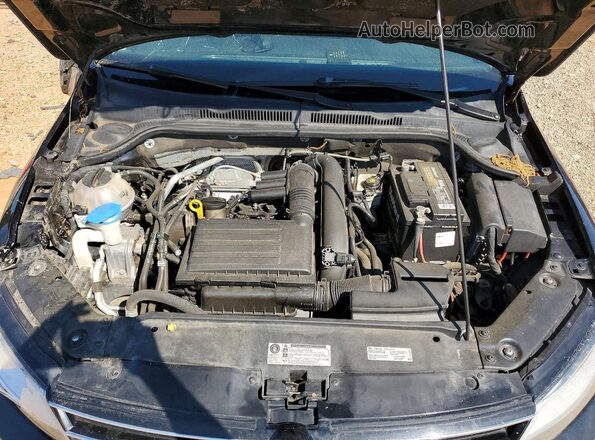 3VWDB7AJ3HM294267 2017 VOLKSWAGEN JETTA Black Вид задньої частини салону