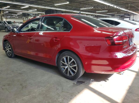 3VWDB7AJ3HM368769 2017 VOLKSWAGEN JETTA Red უკანა მარცხენა