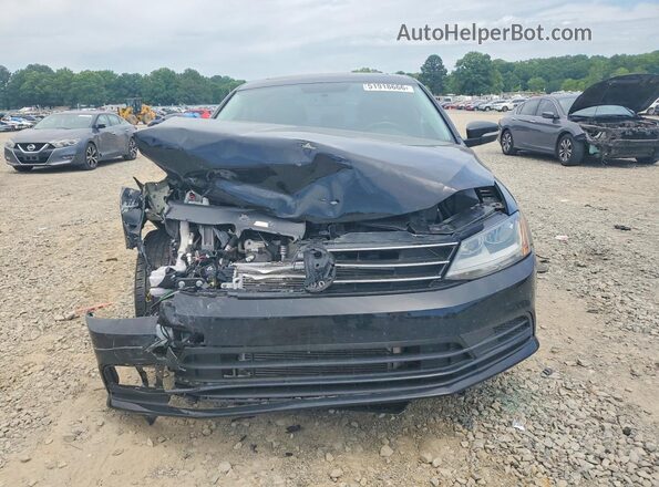 3VWDB7AJ4HM322626 2017 VOLKSWAGEN JETTA Black Widok z przodu