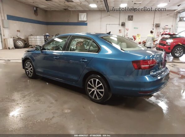 3VWDB7AJ4HM388545 2017 VOLKSWAGEN JETTA Синий Задняя левая четверть