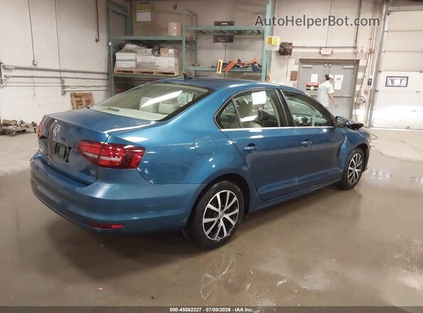 3VWDB7AJ4HM388545 2017 VOLKSWAGEN JETTA Синий Задняя правая четверть