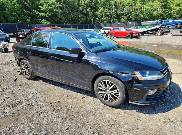 3VWDB7AJ5JM238207 2018 VOLKSWAGEN JETTA Черный Передняя правая четверть