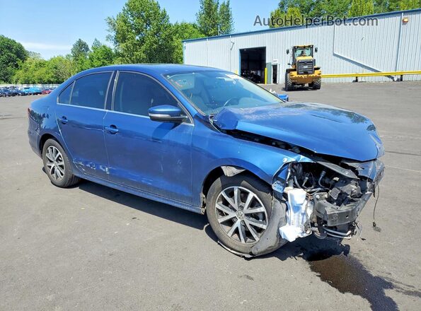 3VWDB7AJ6HM289581 2017 VOLKSWAGEN JETTA Blue Передня права чверть