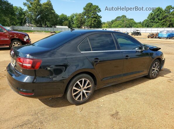 3VWDB7AJ6HM387994 2017 VOLKSWAGEN JETTA Черный Задняя правая четверть