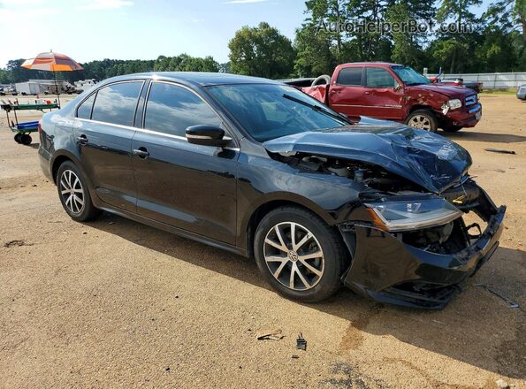 3VWDB7AJ6HM387994 2017 VOLKSWAGEN JETTA Черный Передняя правая четверть